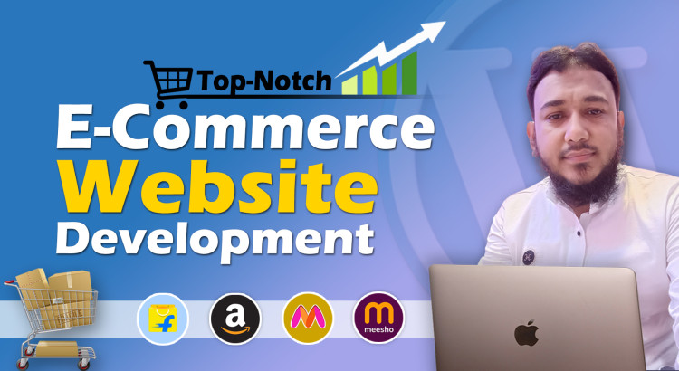 I will create a responsive website for e-commerce Business.