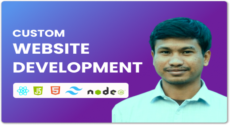 I will build responsive website development as html, react JS, Tailwind CSS and JavaScript.