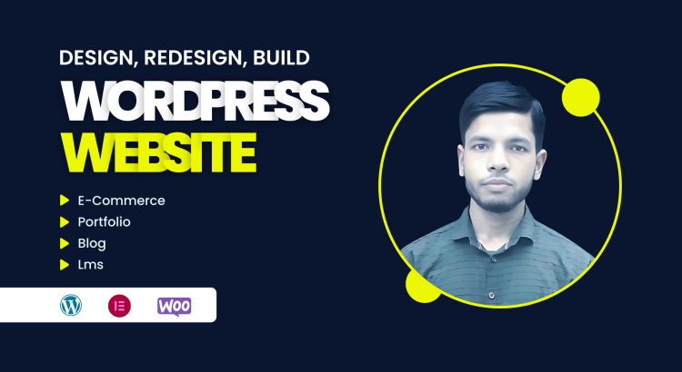 I will create, rebuild or redesign wordpress website or business website design