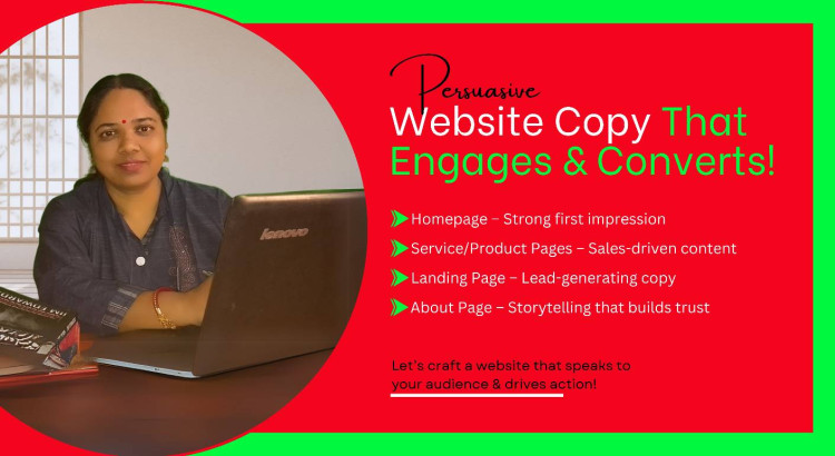 Persuasive Website Copy That Engages & Converts!